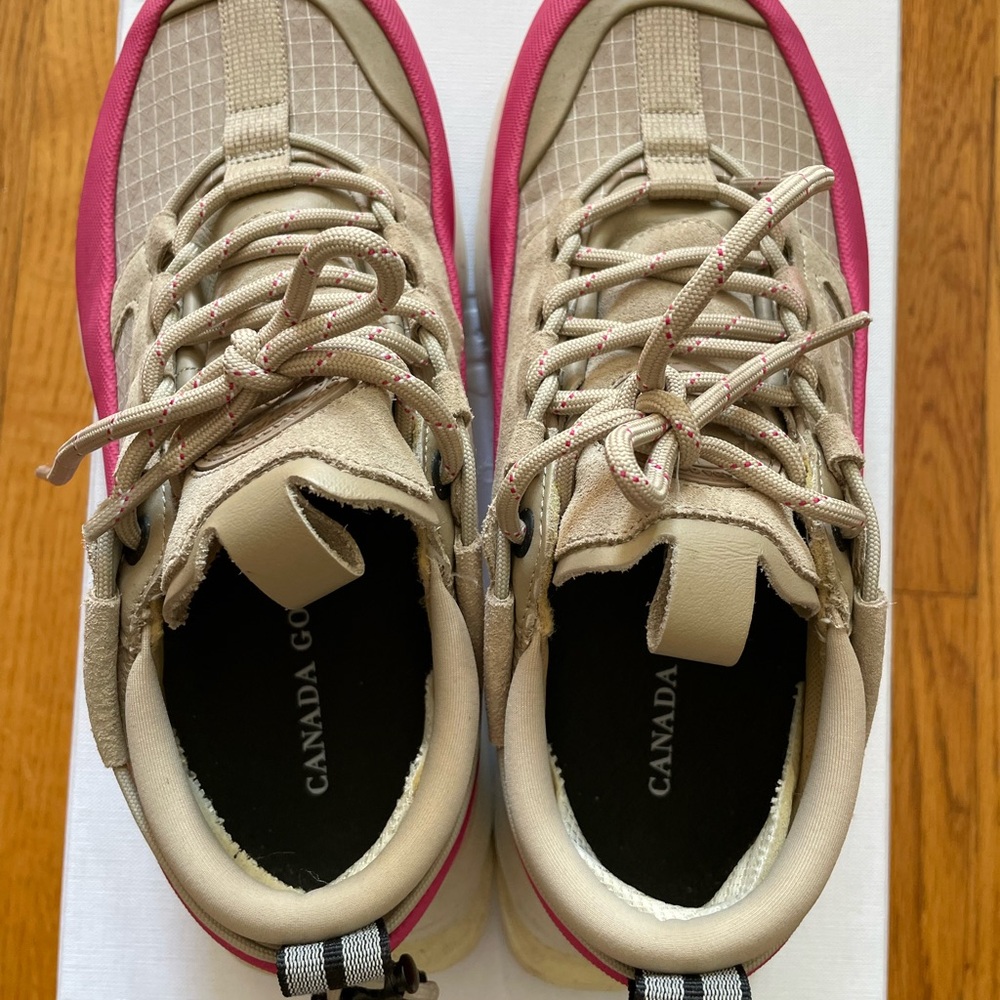 Canada Goose Women's Pink and Tan Sneakers